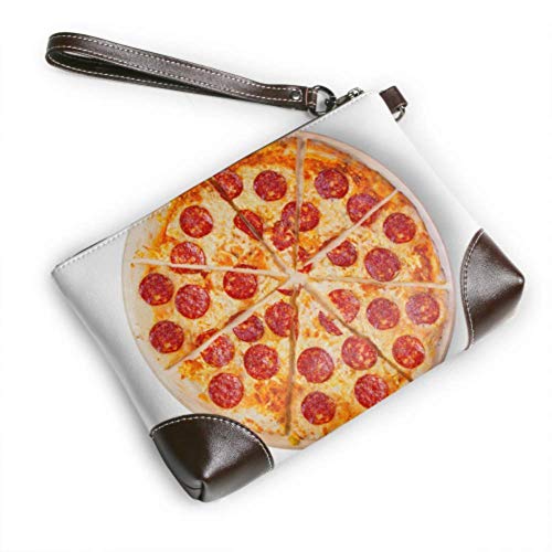 Hdadwy Bolso de mano para pizza Pepperoni This Picture Perfect You Cartera de mano de cuero Cartera para mujer Cartera para mujer Cartera para teléfono inteligente