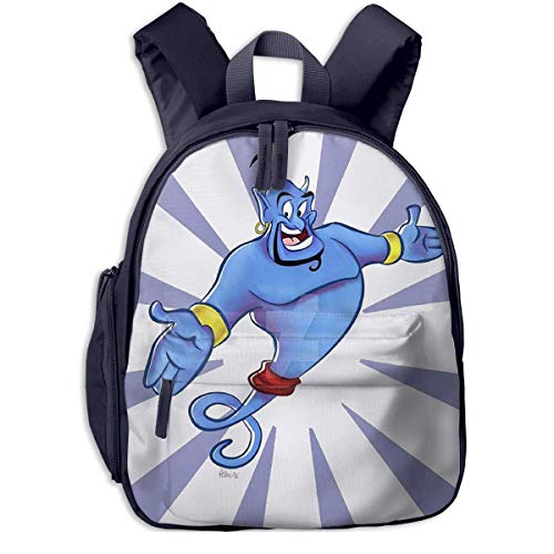 Hdadwy Mochila Escolar al Aire Libre de Viaje de Tela Oxford para niños Unisex, Mochila Escolar para niños con lámpara de Aladino