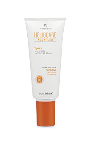 Heliocare Advanced Spray SPF 50 - Crema Solar Corporal, Ligera, de Rápida Absorción, para Todo Tipo de Piel, Alta Protección, Spray Multiposición, 200ml (12085)