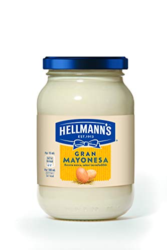 Hellmann's - Mayonesa Gran con Huevos 100% de Corral, 225 ml