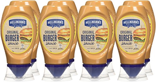 Hellmann's Salsa Burger 250 ml - Paquete de 8 x 250ml - Total: 2000ml