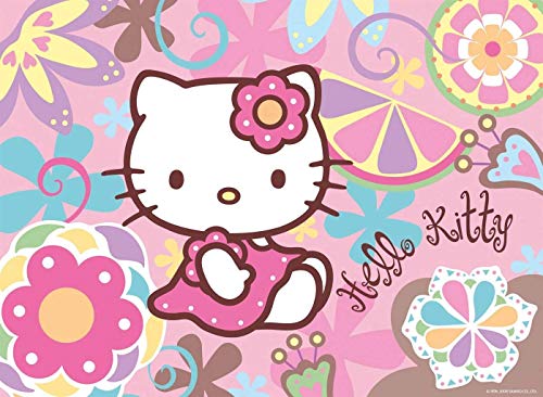 Hello Kitty Torten Druck Bild auf A4 Fondant Papier