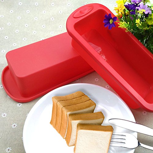 HelpCuisine Molde silicone-Molde Tarta, Molde de silicona para Tartas, Bandeja rectangular para roscones, ¡24 meses de garantia!