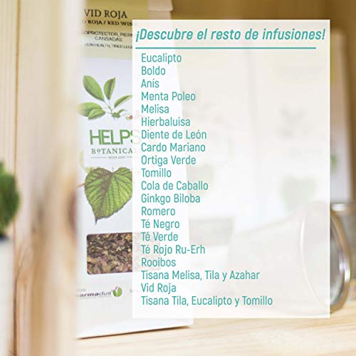 HELPS INFUSIONES - Infusión Diurética De Diente De León. Té Drenante De Diente De León. Bolsa A Granel De 100 Gramos.