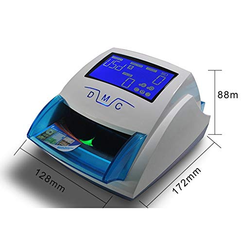 HEMFV Contadores de Notas, Contar portátil Contador de Billetes Moneda del Dinero del Dinero de la máquina Mostrador en el Banco Dedicado