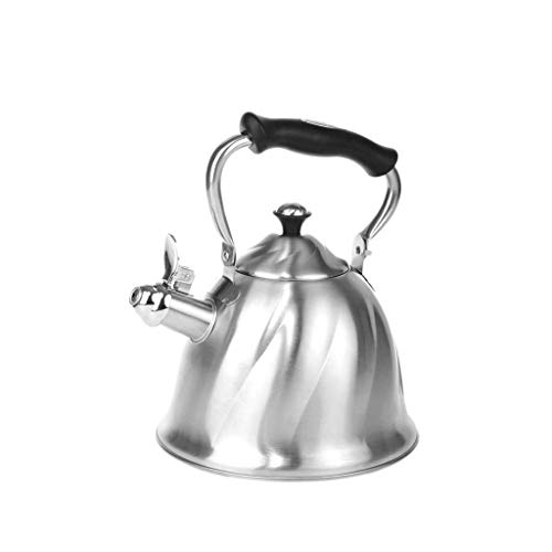 Hervidor Doméstico Acero Inoxidable 304 1810 Cocina de Inducción de Gas de Engrosamiento Ardiente Whistle Sound 3L, HSH