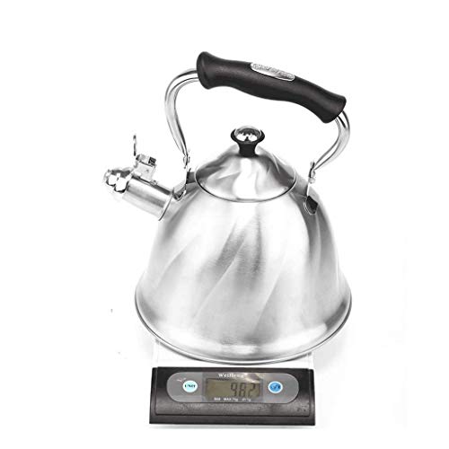 Hervidor Doméstico Acero Inoxidable 304 1810 Cocina de Inducción de Gas de Engrosamiento Ardiente Whistle Sound 3L, HSH