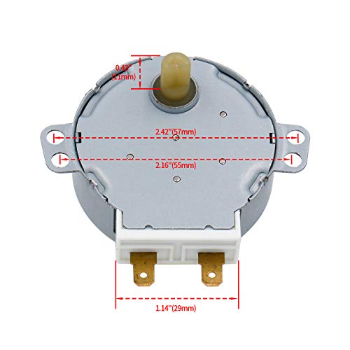 Heschen Motor TYJ50-8A7 220-240V AC 4R / Min CW/CCW 50Hz para Mesa de viraje de Horno de microondas VDE listada