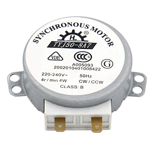 Heschen Motor TYJ50-8A7 220-240V AC 4R / Min CW/CCW 50Hz para Mesa de viraje de Horno de microondas VDE listada