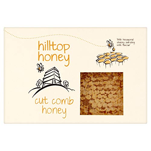 Hilltop Honey Raw Cut Comb Slab 400 g