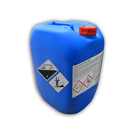 Hipoclorito de Sodio Agua Potable | Desinfectante en tratamientos de agua destinada al consumo humano | Garrafa de 25 Kg.
