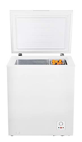 HISENSE FC184D4AW1 - Congelador de Pozo 142 L de capacidad, clase energética A+. Dimensiones: 62,5 x 55,9 x 85,4 cm, color blanco