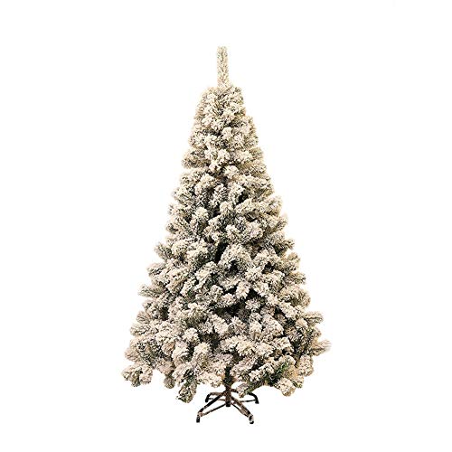 HJSGXXN Arbol De Navidad Blanco Flocado Arbol Artificial Simulación Spray De Nieve Decoración De Esculturas De Hielo Paquete De Decoración De Navidad (Size : 60cm)