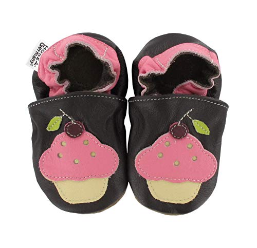 Hobea-Germany - Zapatos para bebé, diseño de fresas Cup Cake Talla:20/21 (12-18 Monate)