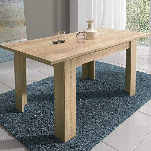 HomeSouth - Mesa de Comedor Extensible, Modelo Corfu Color Cambria, Medidas Mesa: 138 x 76 x 88 cm de Fondo