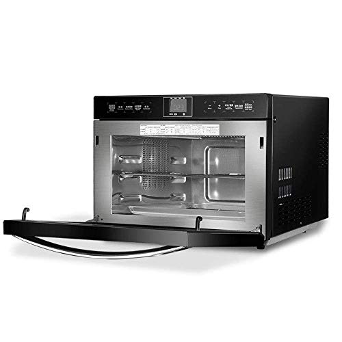 Horno de microondas compacto con la conversión de frecuencia inteligente, sensor de cocción, horno de calentamiento rápido, de acero inoxidable de la pantalla táctil Operación, 25 litros