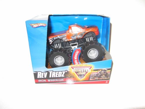 Hot Wheels Monster Jam Rev Tredz Vehículo Iron Warrior – Escala 1:43