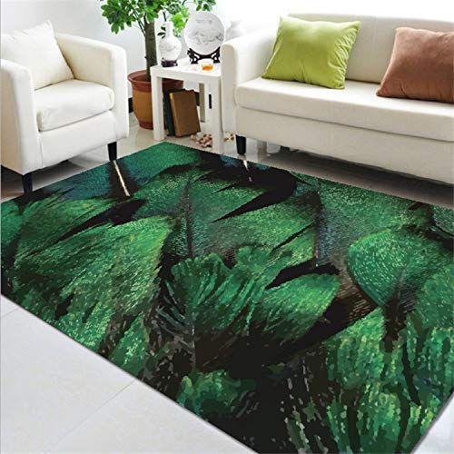 hotmoment-uk - Alfombra moderna minimalista para el hogar, alfombra rectangular para la sala de estar moderna, alfombra de piso para niños, 8,120 cm x 170 cm