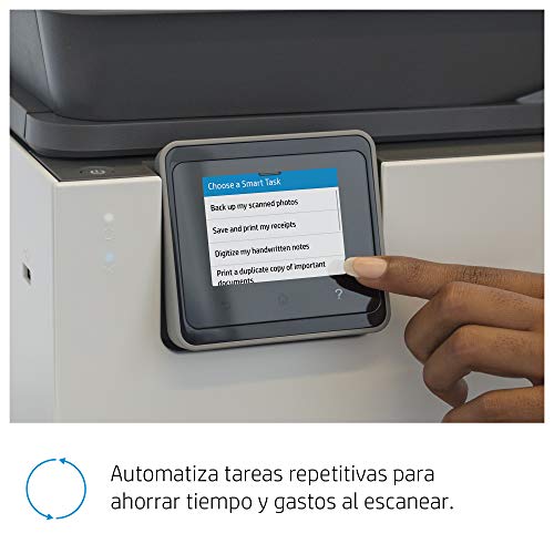 HP OfficeJet Pro 9010 - Impresora multifunción (imprime, copia, escanea, fax, Pantalla táctil en color, Memoria 512 MB, impresión y escaneado a doble cara, Wi-Fi), color basalt