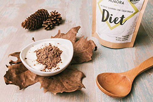 Huaora - Diet, Superalimentos Efecto Saciante y Eliminación Líquidos 250gr | 100% Natural, Vegano y Orgánico - Sin Gluten, Sin Lactosa, Sin Aditivos Artificiales