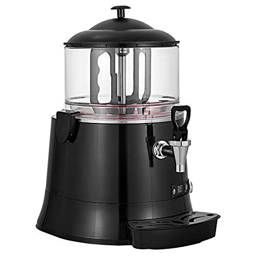 HUKOER 5L Comercial Máquina de Chocolate Caliente Dispensador de Chocolate para Restaurantes Churrerías Cafeterías Familias