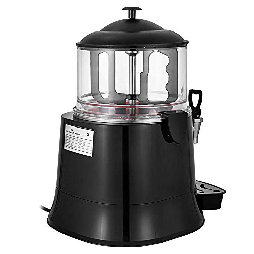 HUKOER 5L Comercial Máquina de Chocolate Caliente Dispensador de Chocolate para Restaurantes Churrerías Cafeterías Familias