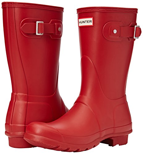 Hunter Original Short - Botas para mujeres, color rojo (military red), talla 35/36 EU (3 UK)