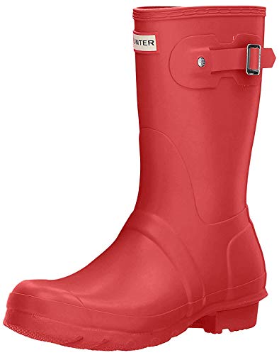 Hunter Original Short - Botas para mujeres, color rojo (military red), talla 35/36 EU (3 UK)