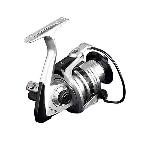 HXF- Línea de Alta Rocker Que contengan Metales y de Largo Alcance Que Lanza Polo Honda de Rod mar Rod Corte Pesca en el Hielo de la Mosca de la Rueda Pesca Pesca Precisión (Size : 4000)