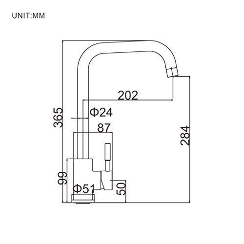 Ibergrif M22111 Cocina con Caño Alto, Grifo para Fregadero Monomando, Acero Inoxidable Cepillado, Gris