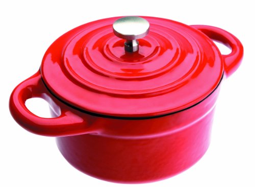 IBILI 725910R - Mini Cocotte Redonda Roja 10X4,50 Cm