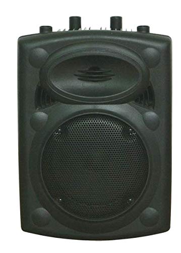 Ibiza Sound PORT8VHF-BT Sistema de sonido portátil y autónomo de 8"/20 cm, Bluetooth, Wireless, 400 W, Negro