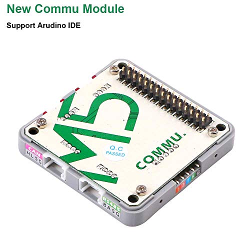 ICQUANZX M5Stack COMMU Module, Integrado con 2IIC, 1TTL, 1CAN, 1RS485, MCP2515-1 / SO Can Controller y SP3485EN-L/TR Transceptor RS485 Soporte Arudino IDE para M5Stack ESP32 M5Stack Kit