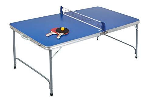 Idena 40464 Compact - Mesa de Ping Pong Plegable, 160 x 80 x 70 cm