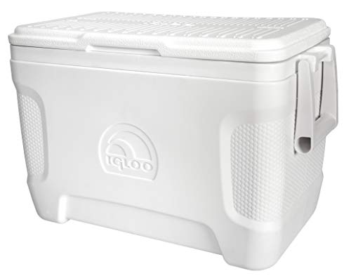 Igloo Nevera portátil Marine Contour 23 litros Pesca, Camping-Deportes, Blanco, 51x26x33