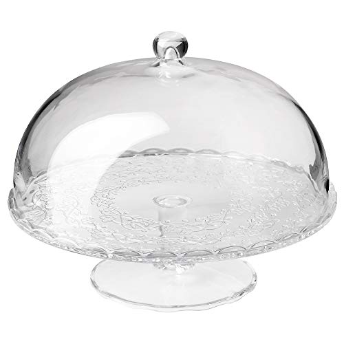 IKEA 401.255.50 Arv Bröllop - Soporte para tartas con tapa, cristal transparente