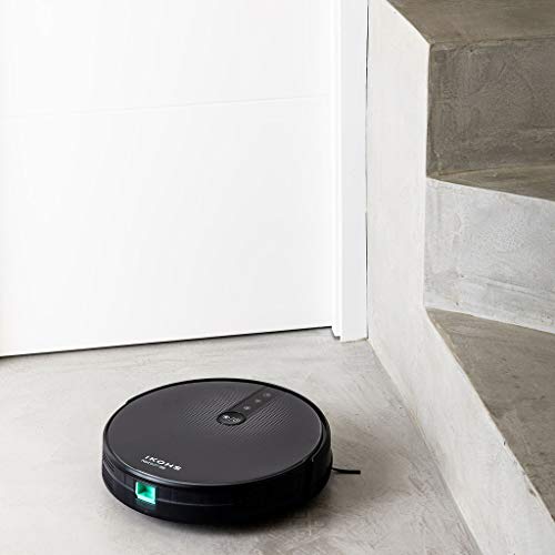 IKOHS NETBOT S18 - Robot Aspirador 4 en 1, con Mapeo y App, Potencia de Succión 1800 Pa, Navegación Inteligente, Sensores Anticolisión y Anticaídas, Compatible Alexa, Google Home, WiFi, 220-240 V