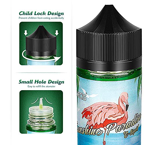 IMECIG Vaper Liquido E Liquido Vaper Jugo E Jugoso Sabor 70/30 E Liquid para todos los cigarrillos E Short-Fill para cigarrillos electrónicos Vapes Box Mod Vape Pod Kits de inicio 100ml Sin nicotina