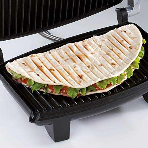 Imetec Dolcevita GL5 Parrilla/sandwichera, 1000 W, Gris