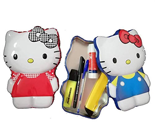 IMPACTO COLECCIONABLES Estuche Portaobjetos de Hello Kitty - 2 Modelos Distintos