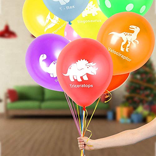 Integrity.1 30 Piezas Balloons Globos de Látex de Dinosaurio para,Dinosaur Party - Cute & Cuddly Dinosaurs Balloons,Cumpleaños Decoración Dinosaur Party Decoraciones