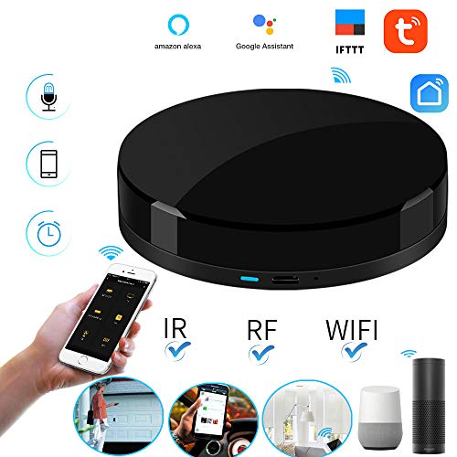 IR inteligente de control remoto universal remoto inteligente de control por voz (compatible con Alexa Google Inicio Tuya) Smart Home Smart Home Automation WIFI + IR + RF para el hogar inteligente