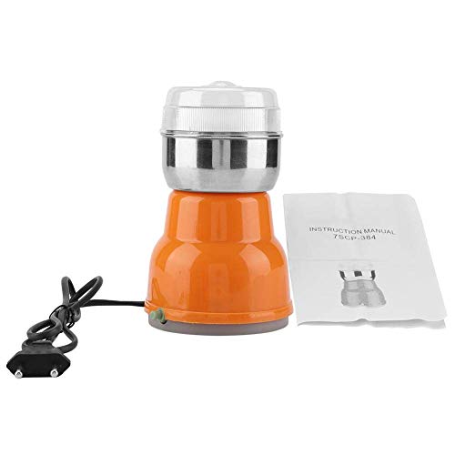 Irinay Molinillo De Café Molino De Café Eléctrico Nueces del Hogar Cereales Frijoles Hierbas Especias Moler 220V Enchufe EU Venta Inicio Uso Diario Producto (Color : Colour, Size : Size)