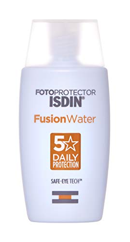 ISDIN - Fotoprotector Fusion Water SPF 50 - Protector solar facial de fase acuosa para uso diario, 50 ml