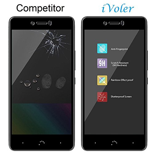 ivoler [3 Unidades] Protector de Pantalla para BQ Aquaris U Plus/BQ Aquaris U/BQ Aquaris U Lite, Cristal Vidrio Templado Premium