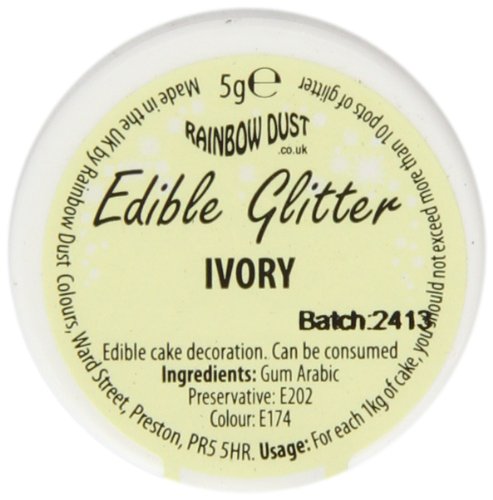 Ivory Edible Glitter