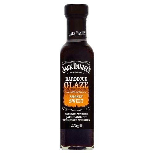 Jack Daniel's - Paquete de prueba BBQ Sauces & BBQ Glaze - 5 botellas en un set (1330g) - Smooth Original, Full Flavor Smokey, Smokey Sweet, Hot Chilli, Tennessee Honey