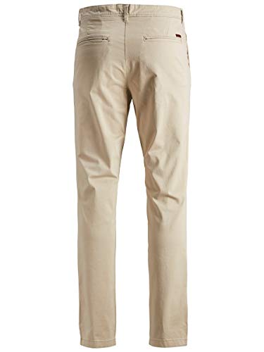 Jack & Jones JJIMARCO JJBOWIE SA White Pepper STS Pantalón, 34W x 32L para Hombre