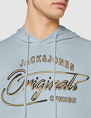 Jack & Jones Jorpex Sweat Hood Sudadera con Capucha, Ashley Blue, XL para Hombre