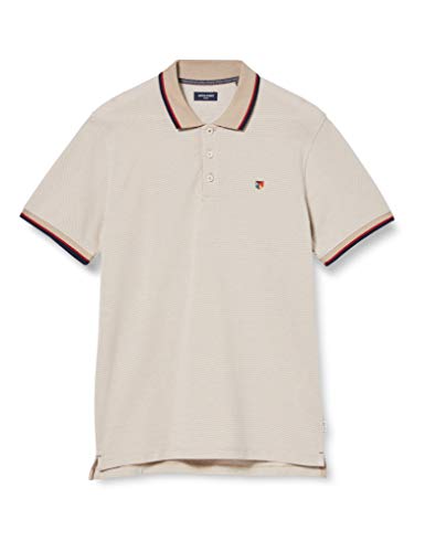 Jack & Jones Jprbluwin Polo SS STS Camisa, Vajilla, S para Hombre